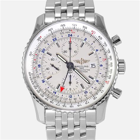 breitling navitimer world mens steel bracelet watch|Breitling Navitimer best price.